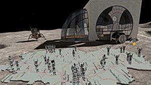 Virtual Germany Meetup No 1 on the moon